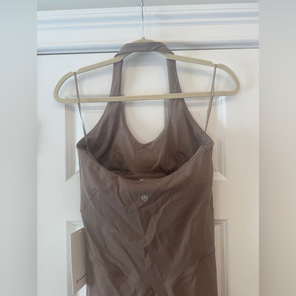 Lululemon Align Halter Bodysuit 25” Taupetastic - Size 8 - Picture 7 of 9